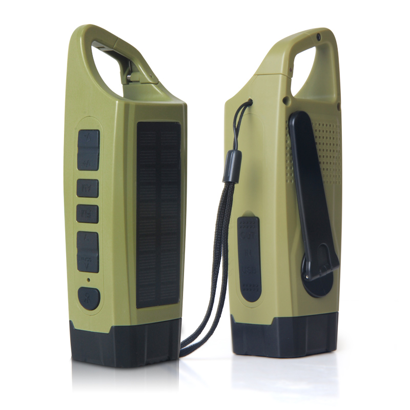 XLN-380 户外多功能手摇电筒收音机太阳能版